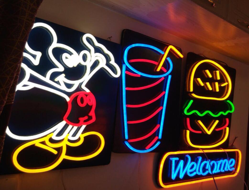 led柔性霓虹燈字制作，柔性霓虹燈制作廠家